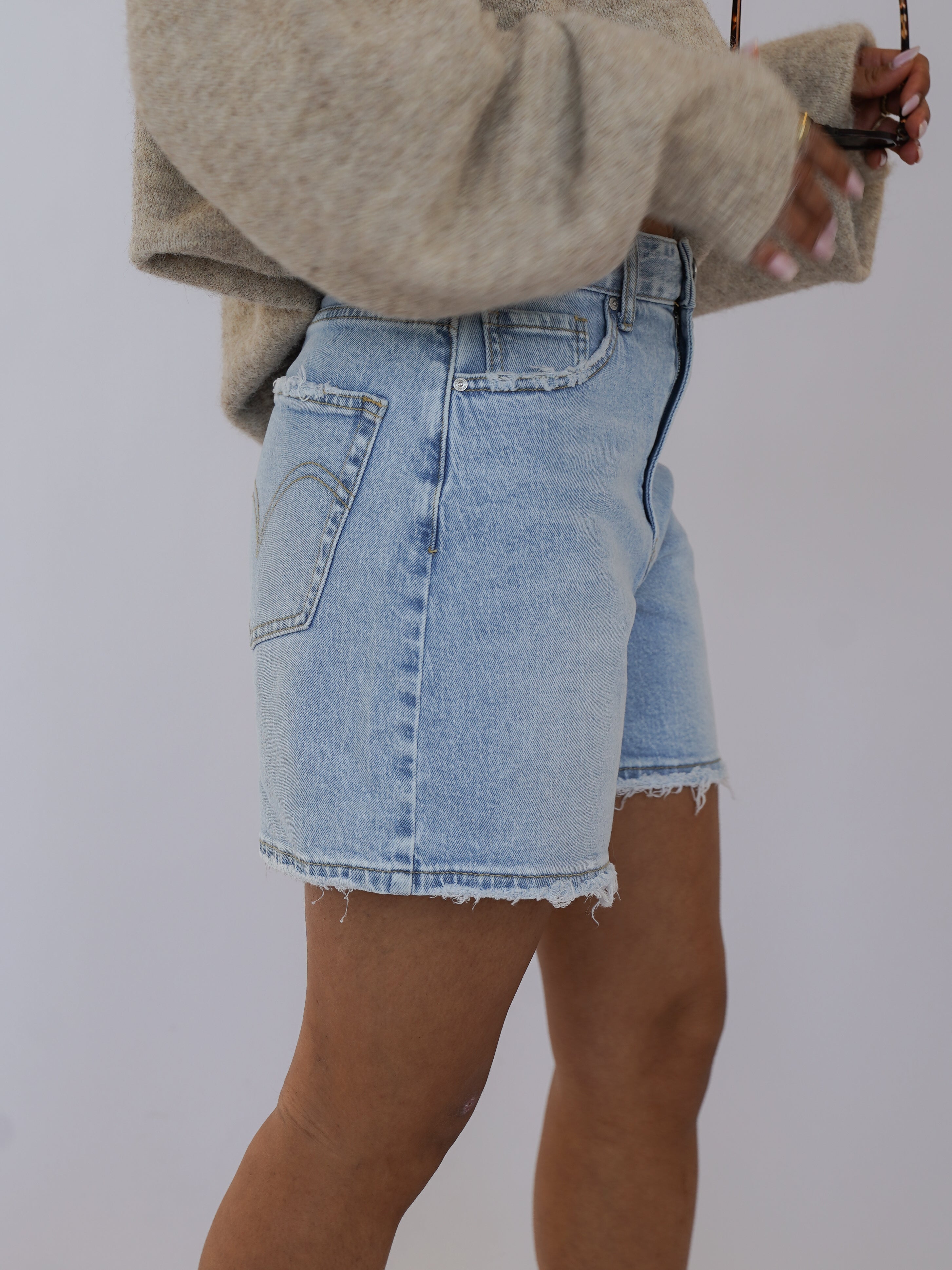Mila shorts blauw