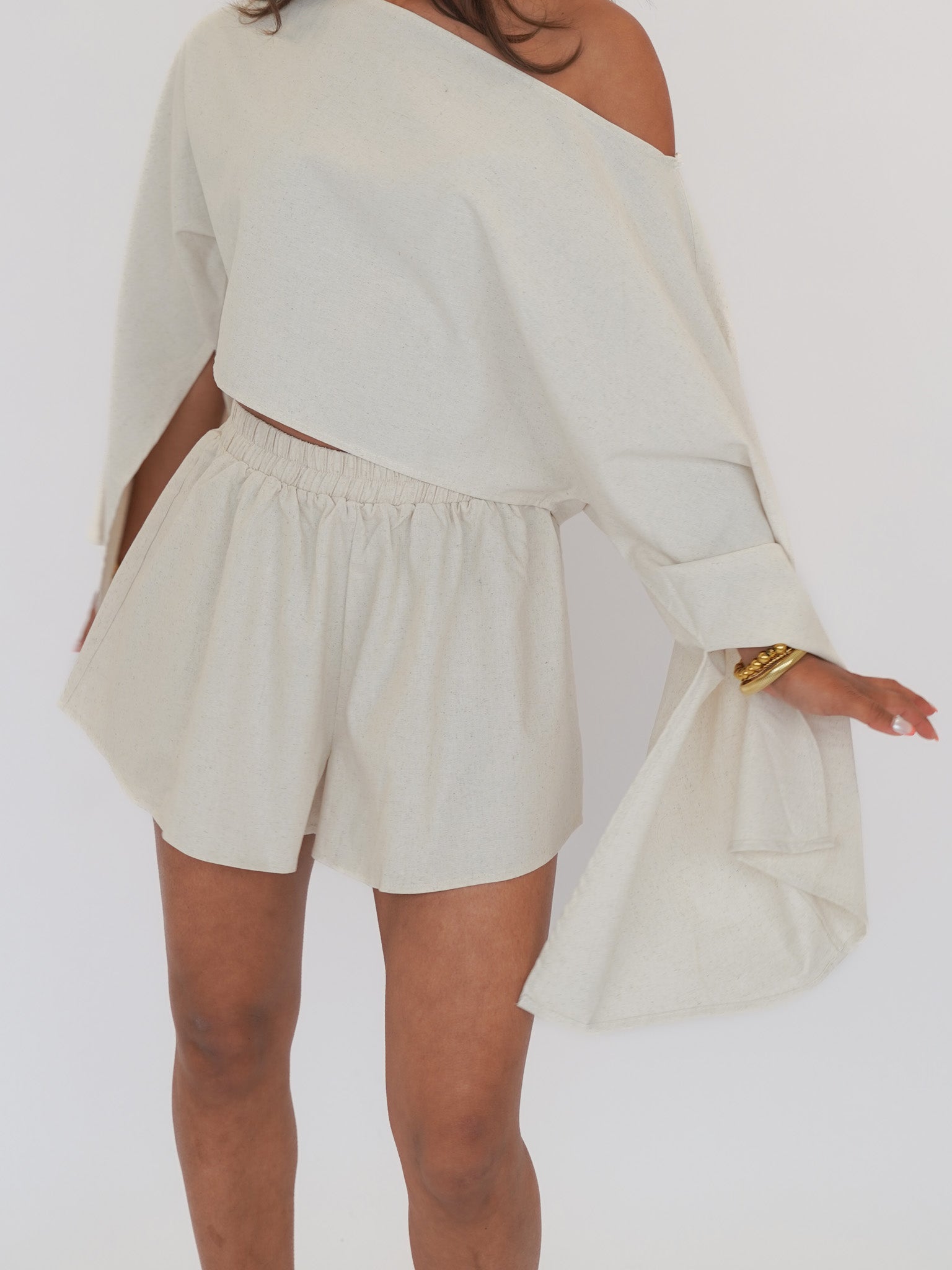 Mira broekje beige