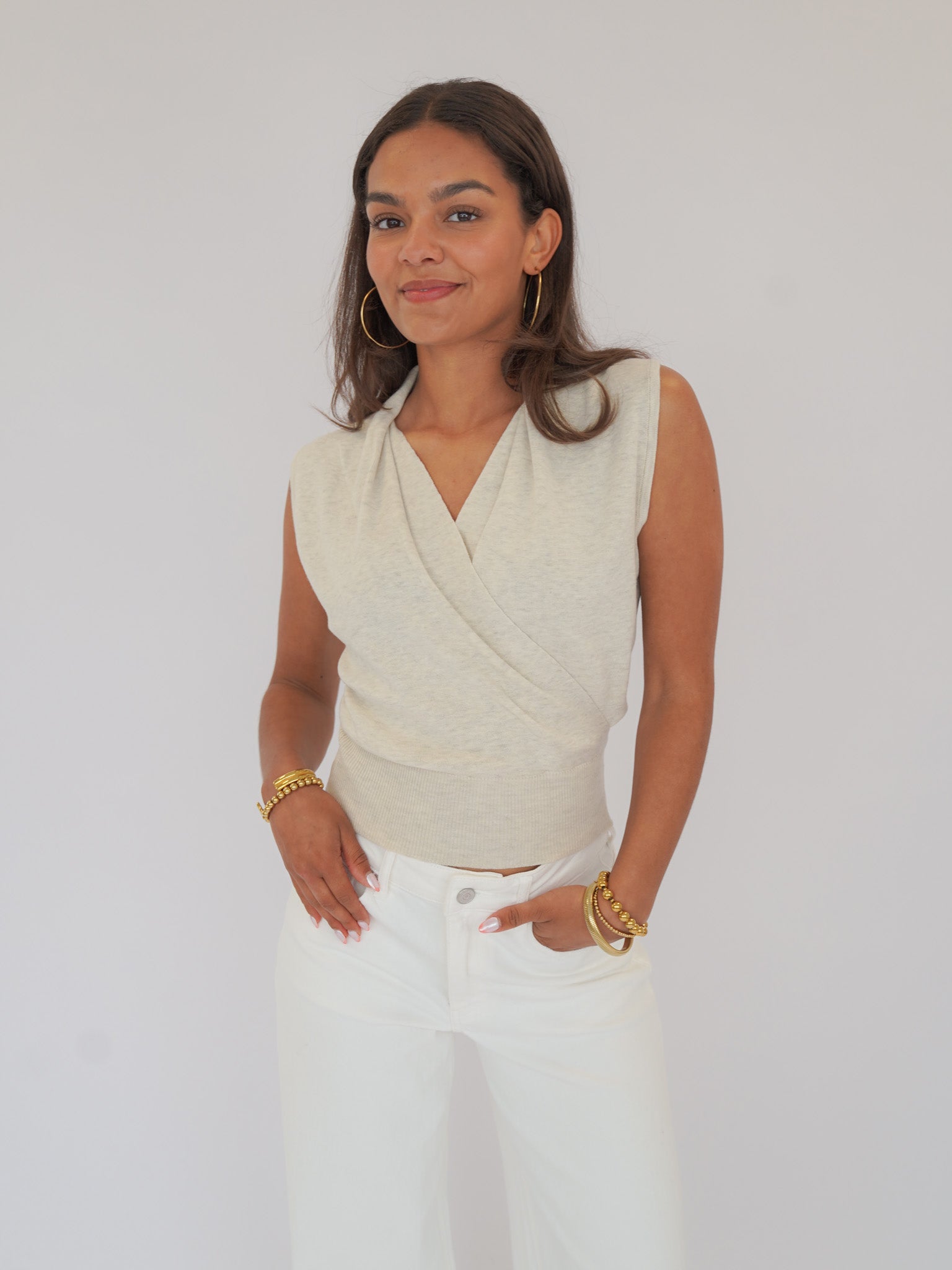 Maya top beige