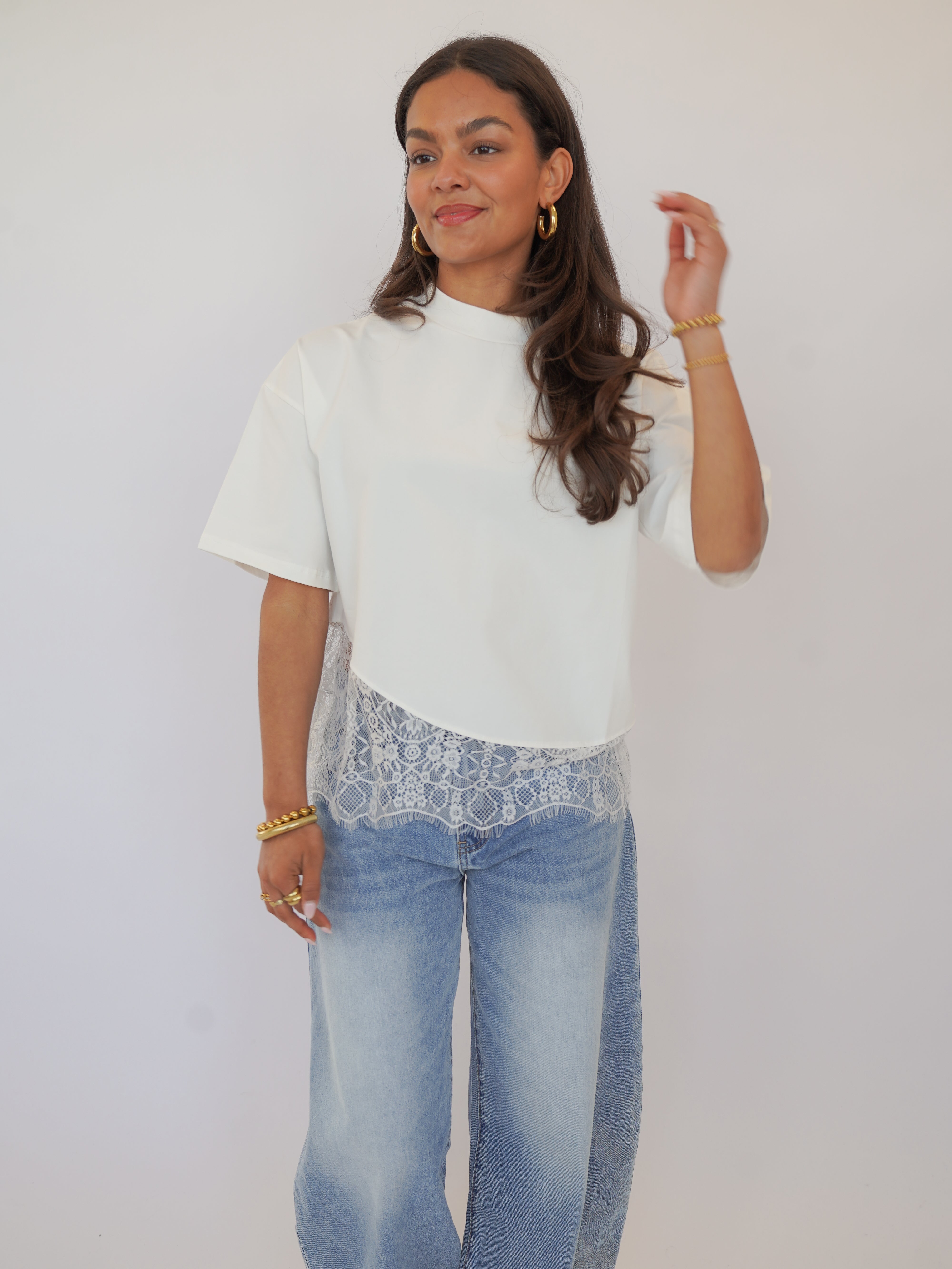 Faylen t-shirt wit