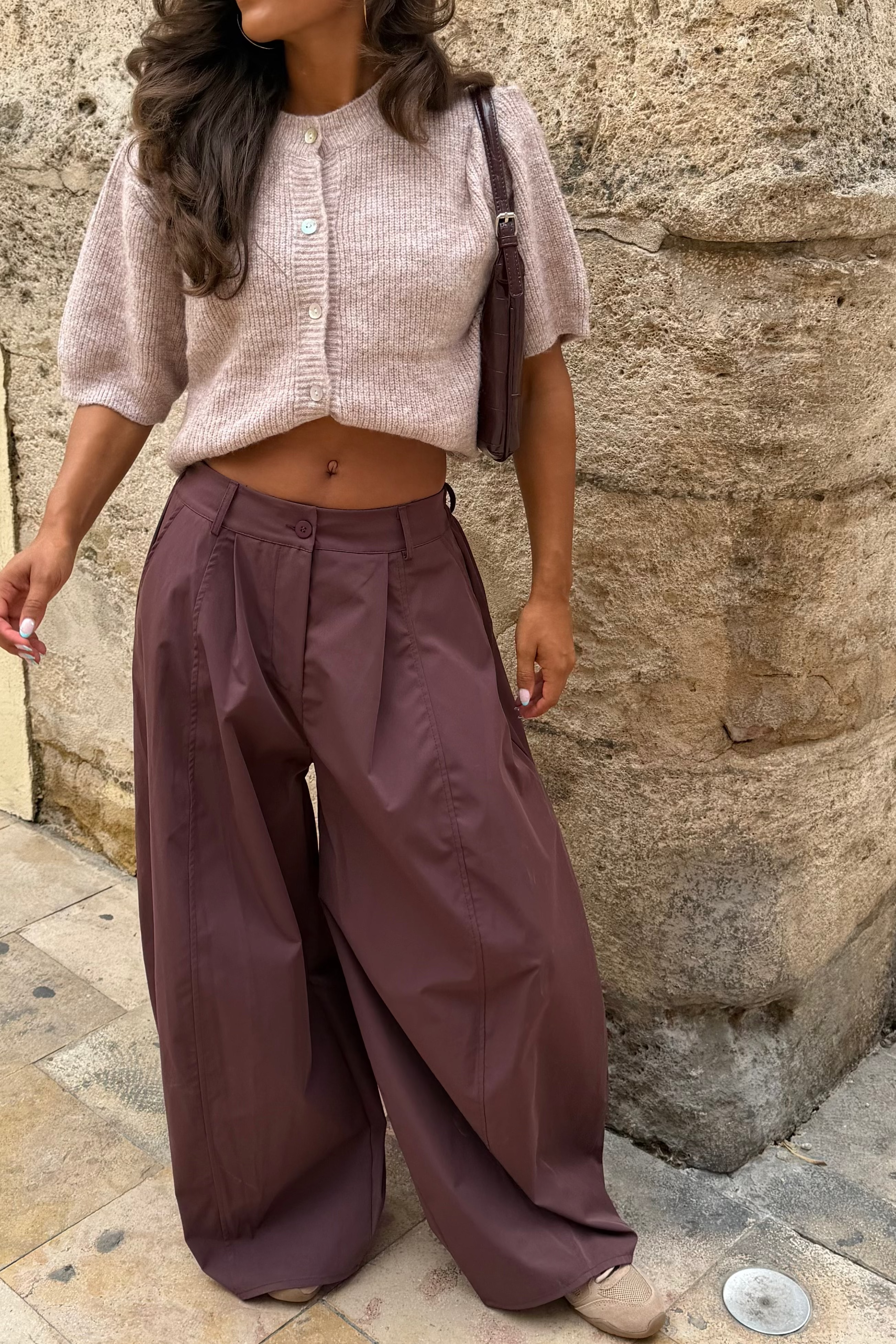 Jone pants plum