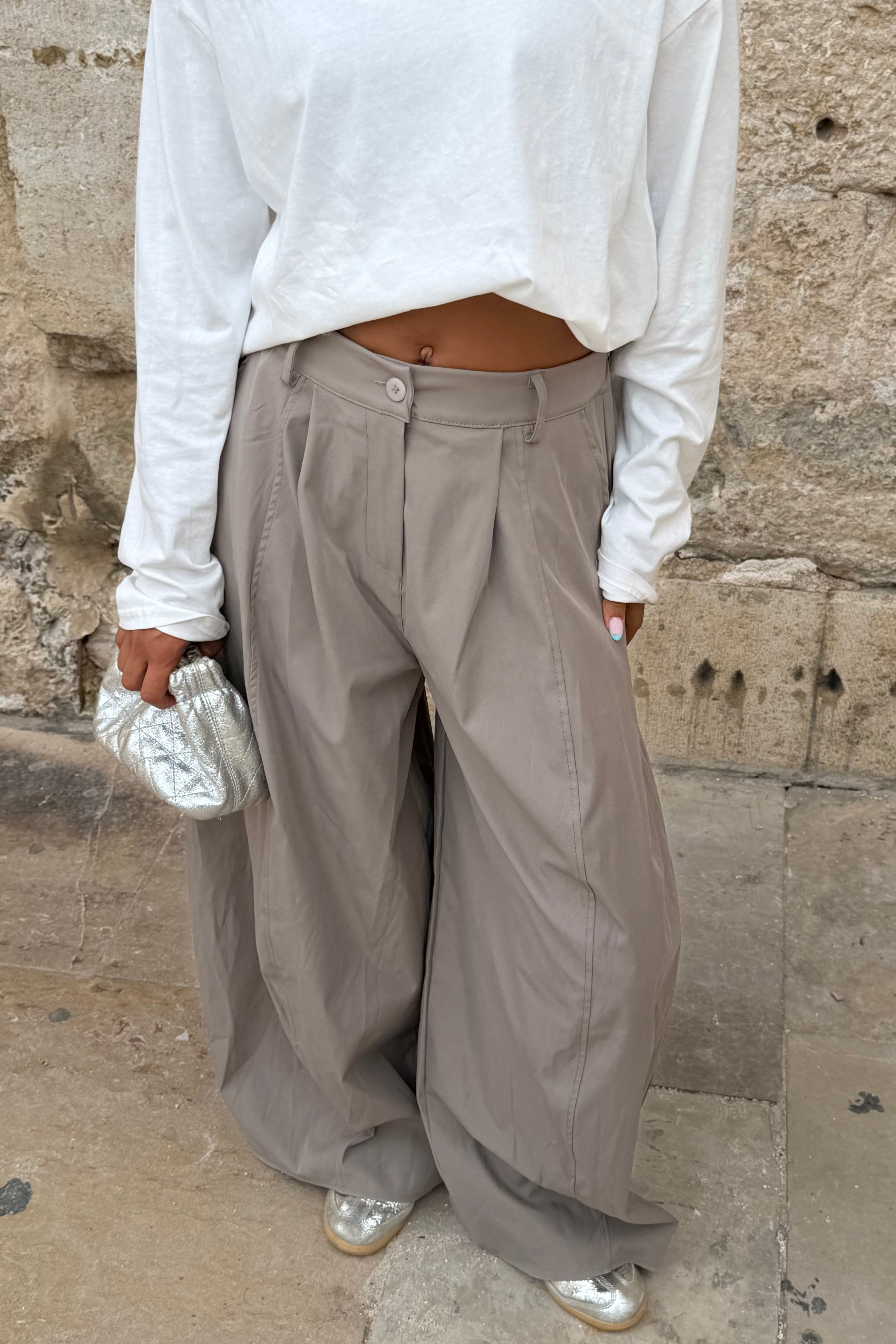 Jone pants taupe