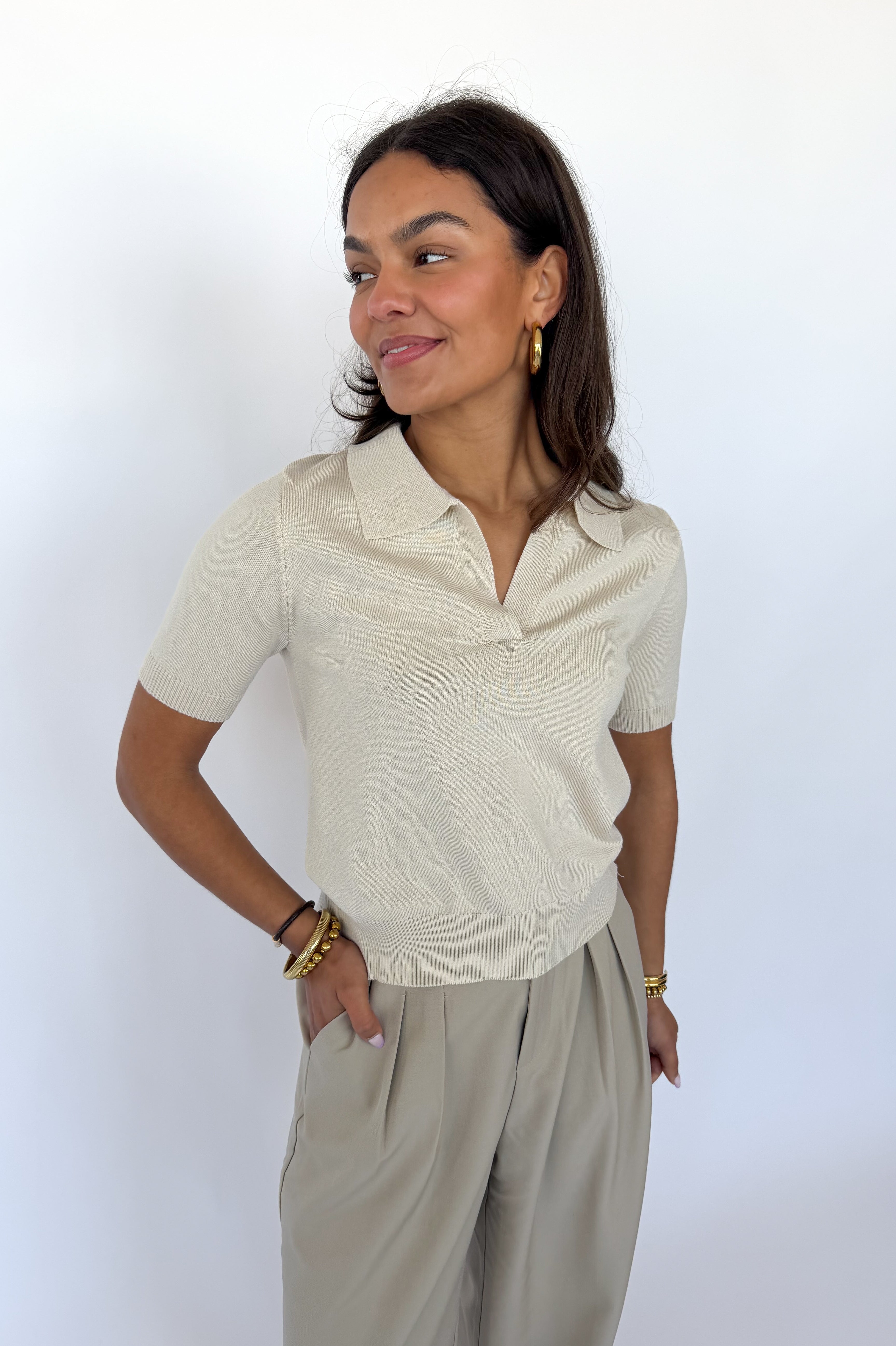 Marvella top beige