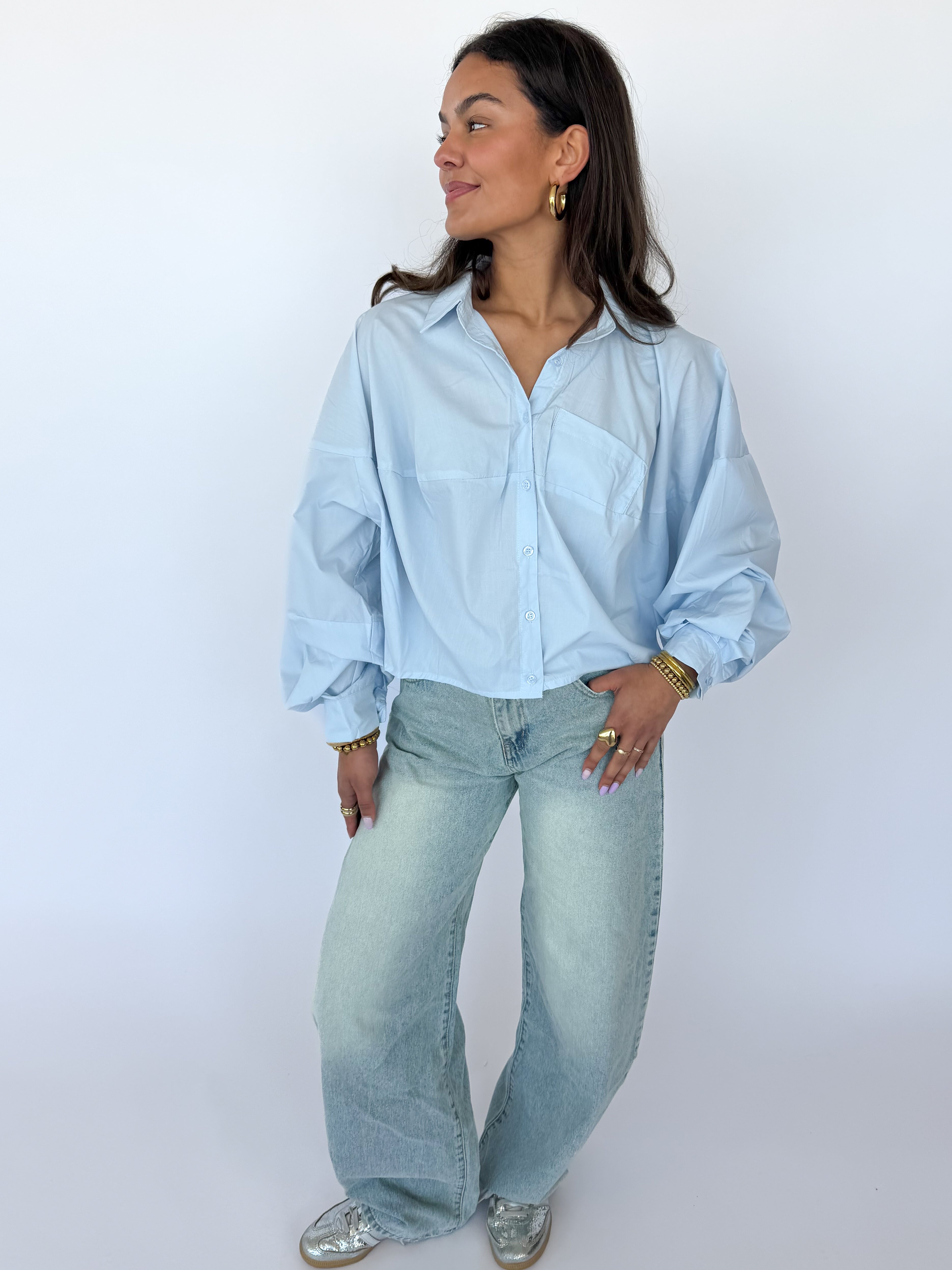 Nolvi blouse blauw